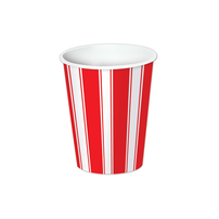 Red & White Striped Cups