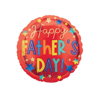 17" Father's Day Stars Balloon