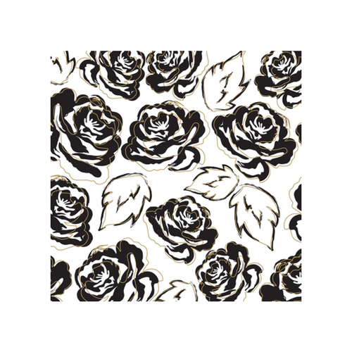 Black & Gold Rose Gift Wrap – Jollity & Co