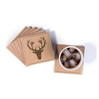 Gold Stag Coasters