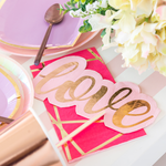 Stuck on You "Love" Guest Napkins from Jollity & Co