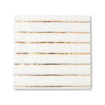 Rose Gold Frenchie Striped Large Napkins, Daydream Society