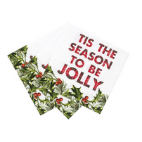 Tis the season to be jolly napkins