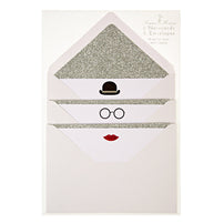 Hat, Glasses & Lips Cards