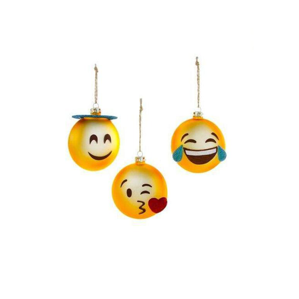 Emoji Ornaments 8 Options Jollity & Co