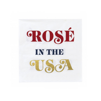 "Rosé in the USA" Cocktail Napkins, Jollity & Co