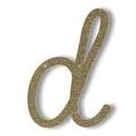 Gold Acrylic Bunting - Letters