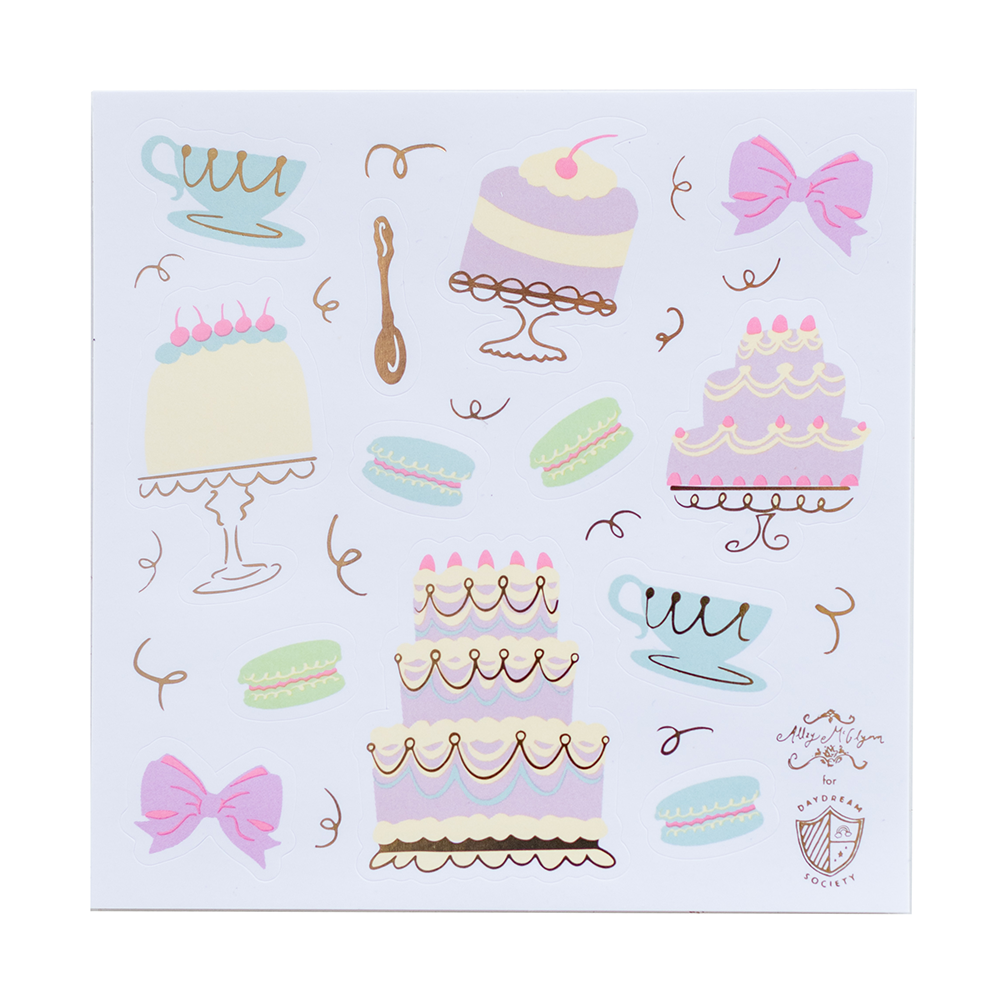 Party Sticker Sheets - Choose from 33 Styles