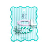Blizzard Buddies Ice Skate + Snowflake Hair Clip Set, Daydream Society