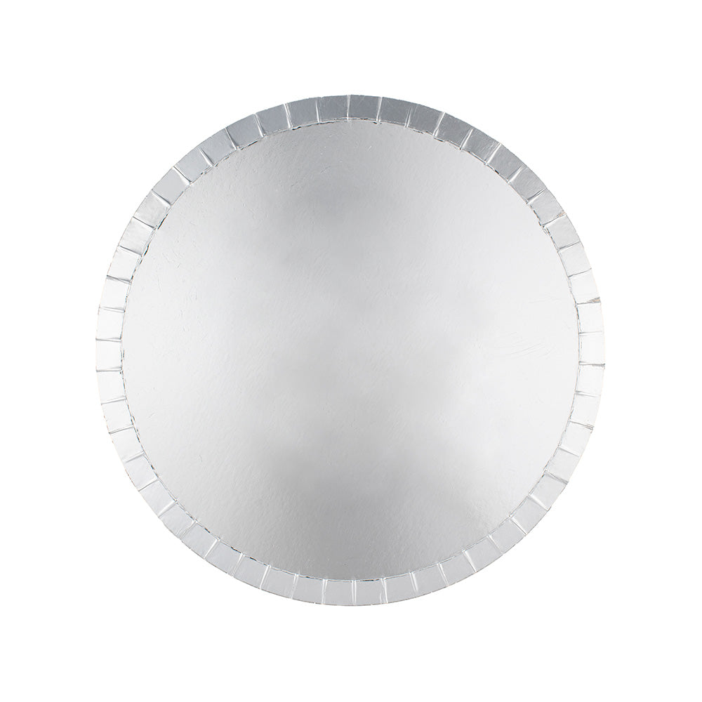 Shade Collection Silver Dessert Plates