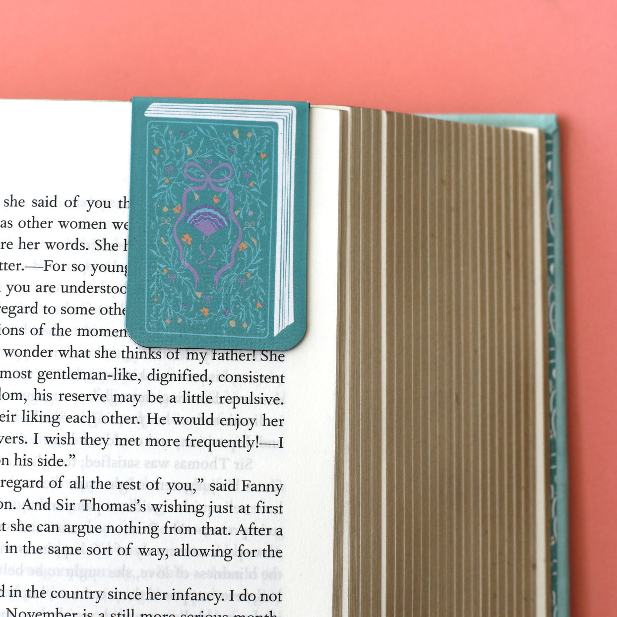 Book Covers Magnetic Bookmark Set, Jollity & Co