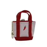 Chili Pepper Tiny Tote Keychain, Jollity & Co