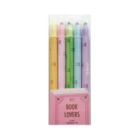 Book Club Erasable Highlighter Set, Jollity & Co