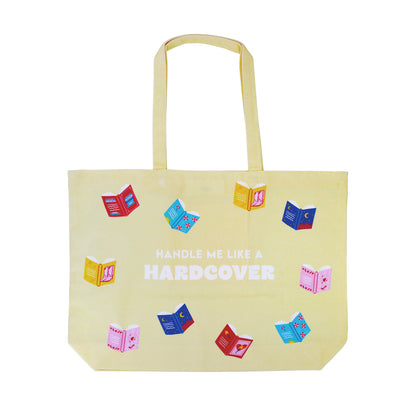 Handle Me Like A Hardcover Canvas Tote Bag, Jollity & Co