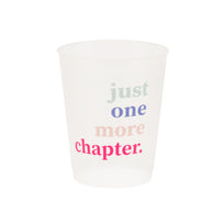 Book Club "Just One More Chapter" Flex Cups | Book Party Cups | Jollity & Co.