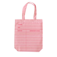 Book Club Library Card Tote Bag, Jollity & Co