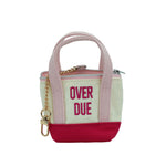 Overdue Tiny Tote Keychain, Jollity & Co