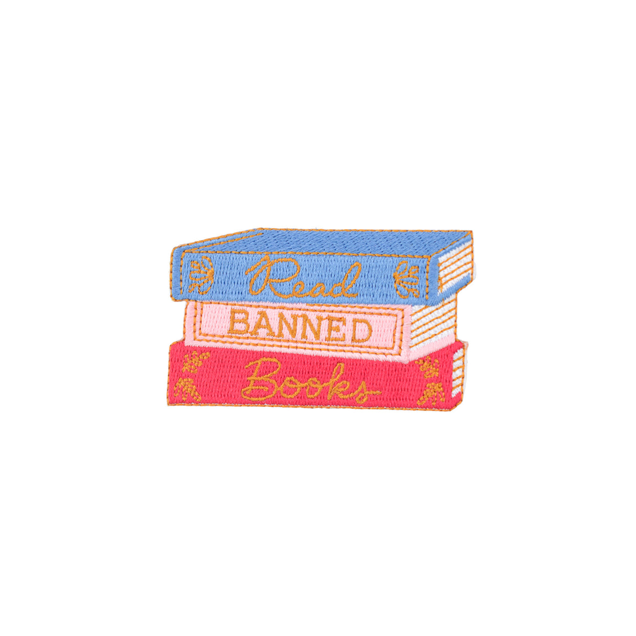 Read Banned Books - Book Stack Patch, Jollity & Co