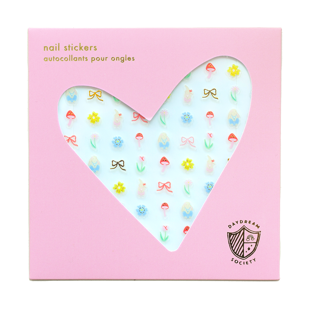 Bunnies In The Garden Nail Stickers