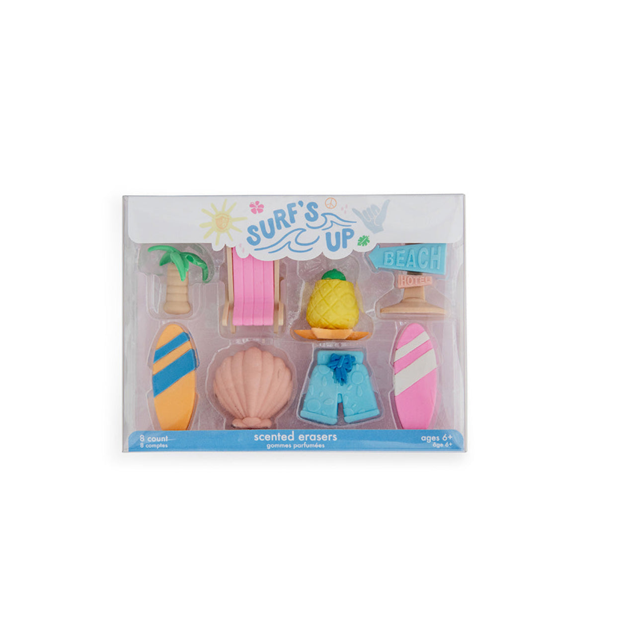 Surf's Up  Eraser Set, Daydream Society