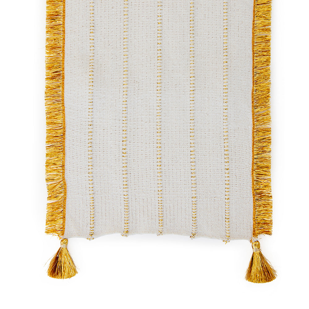 Gold Fringe Table Runner, Jollity & Co.