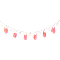 Chiffon Heart Garland