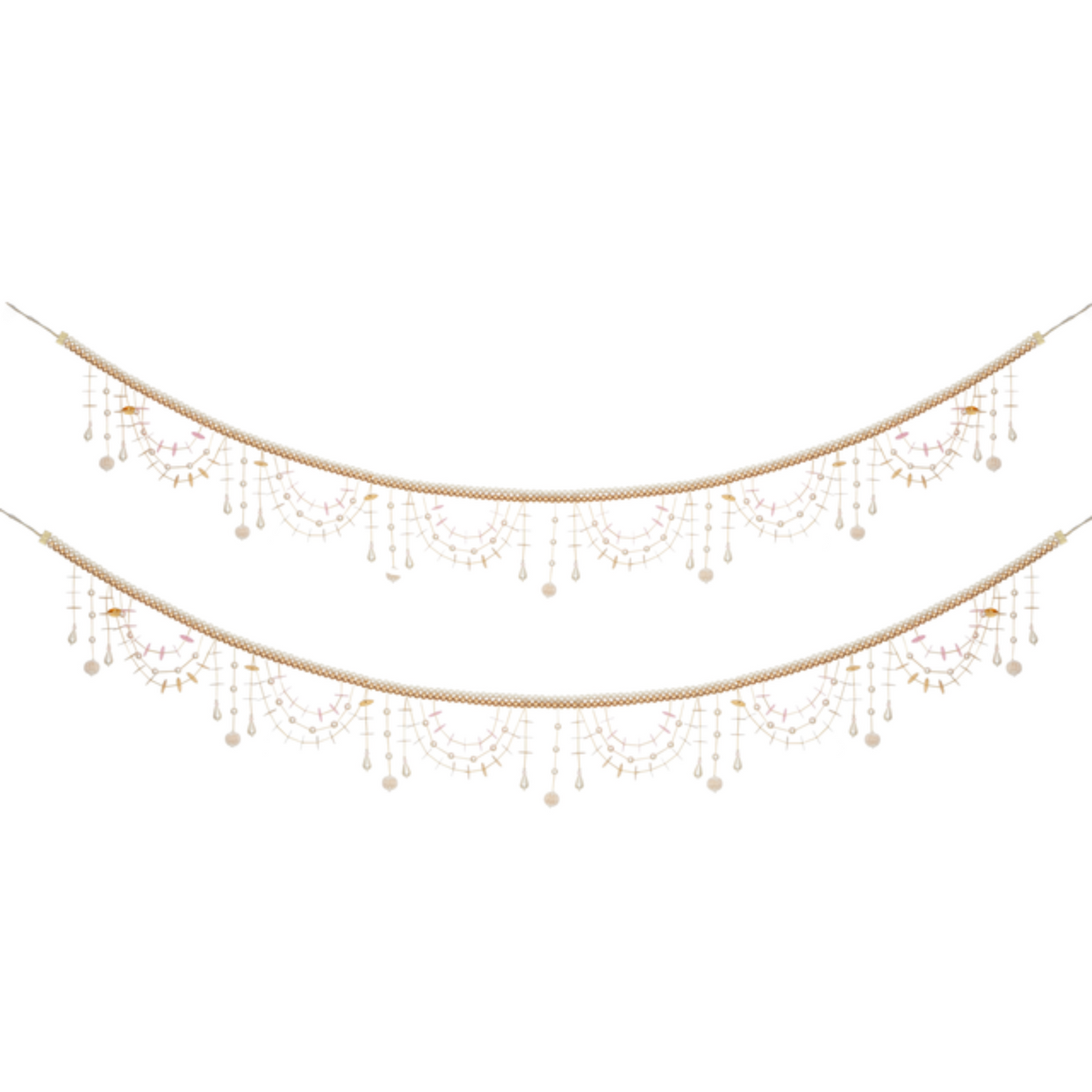 Hanging Pearl Beaded Garland