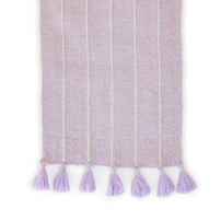 Lavender Tassel Table Runner,Jollity & Co.