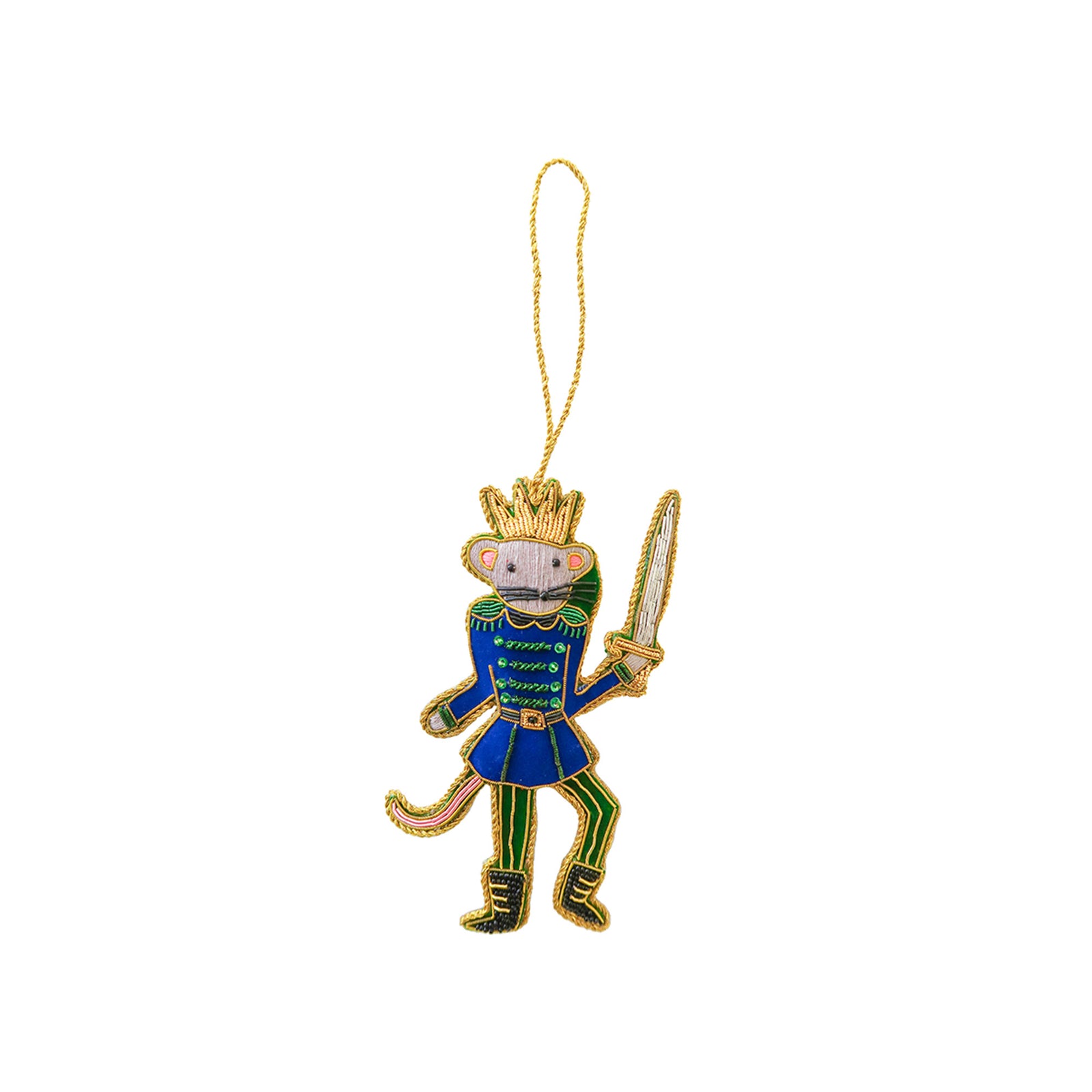 Nutcracker Mouse King Ornament, Jollity & Co
