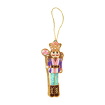 Beaded Candy Nutcracker Ornament, Daydream Society