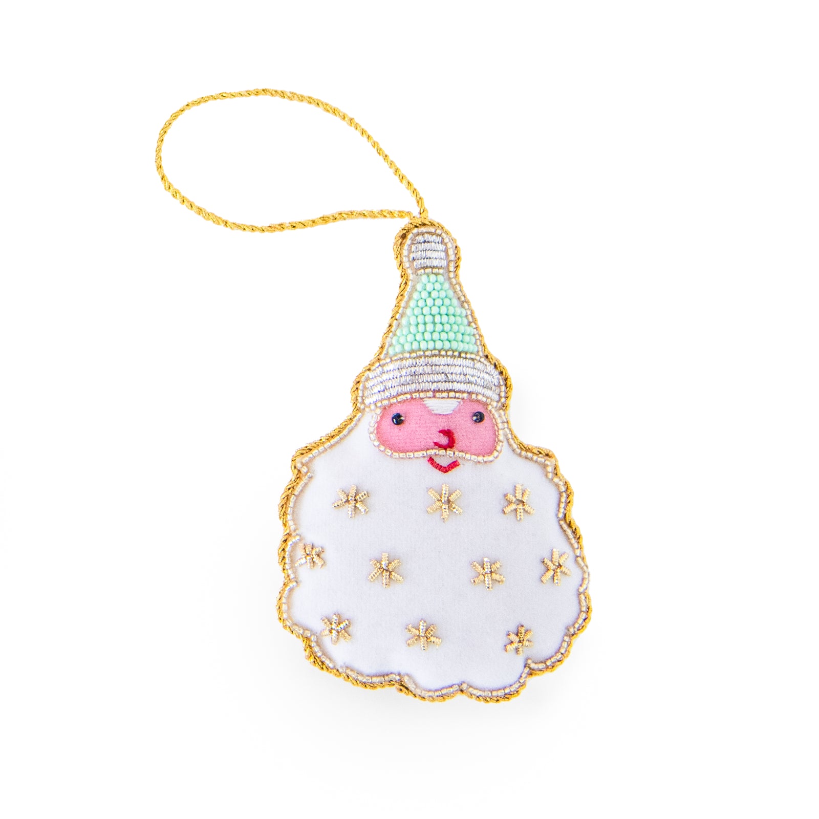 Cotton Candy Santa Ornament, Jollity & Co