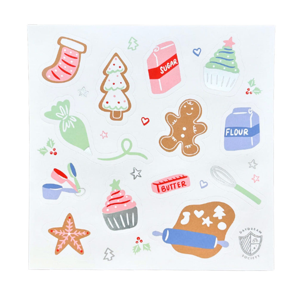 Christmas Sticker Sheets - Choose from 8 Styles