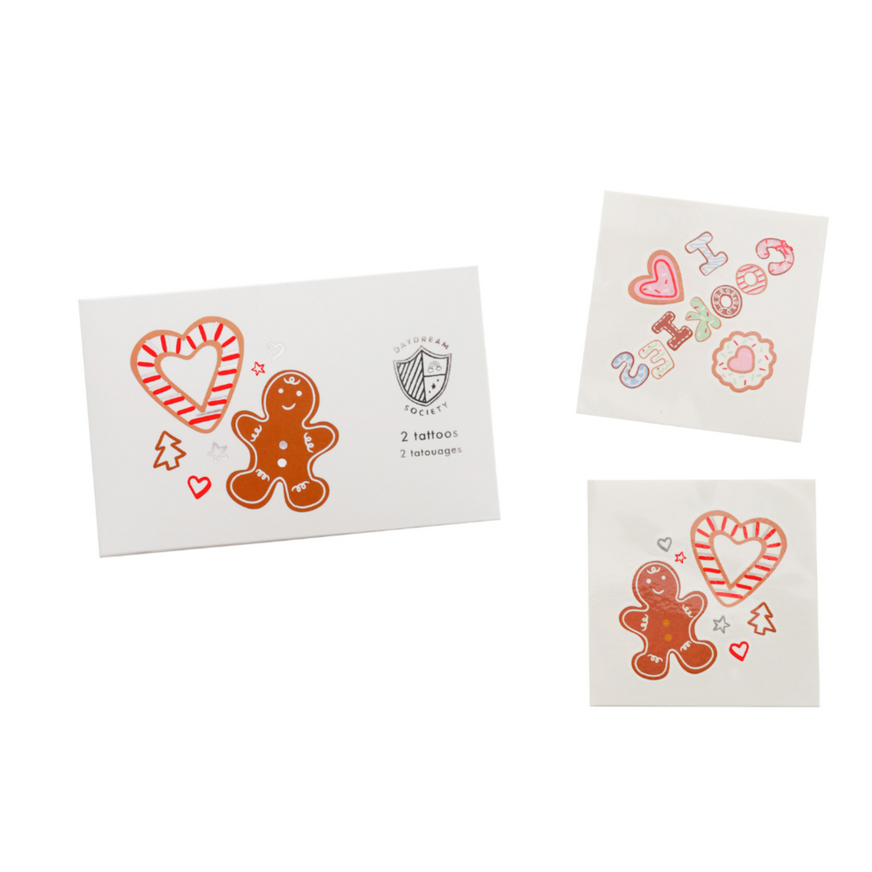 Christmas Temporary Tattoos - Choose from 12 Styles