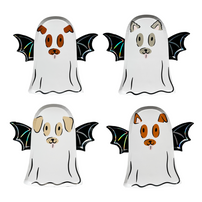 Trick or Treat Street Dog Ghost Large Plates, Daydream Society