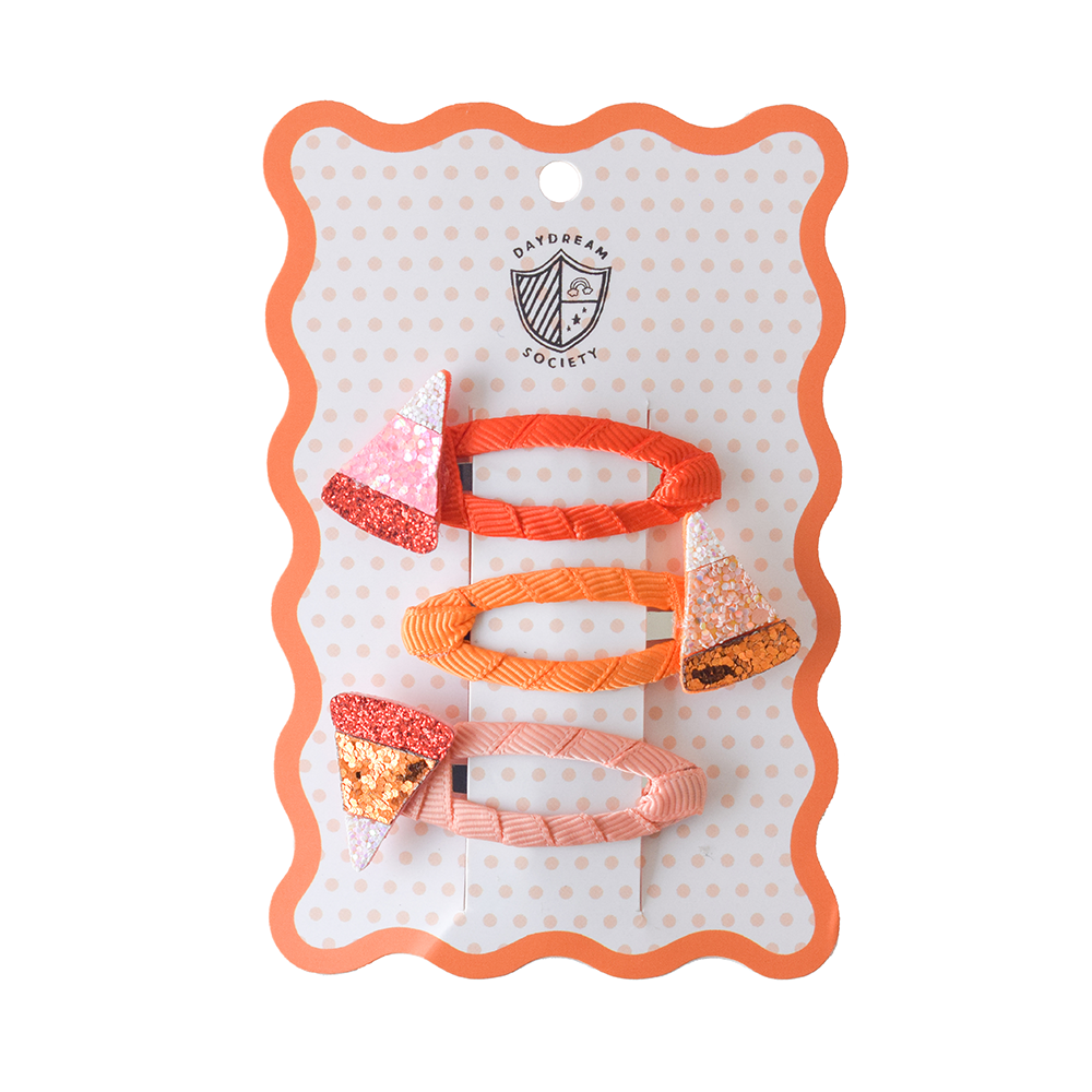 Trick or Treat Street Candy Corn Clip Set, Daydream Society