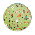 Trick or Treat Street Kids in Costume Large Plates, Daydream Society