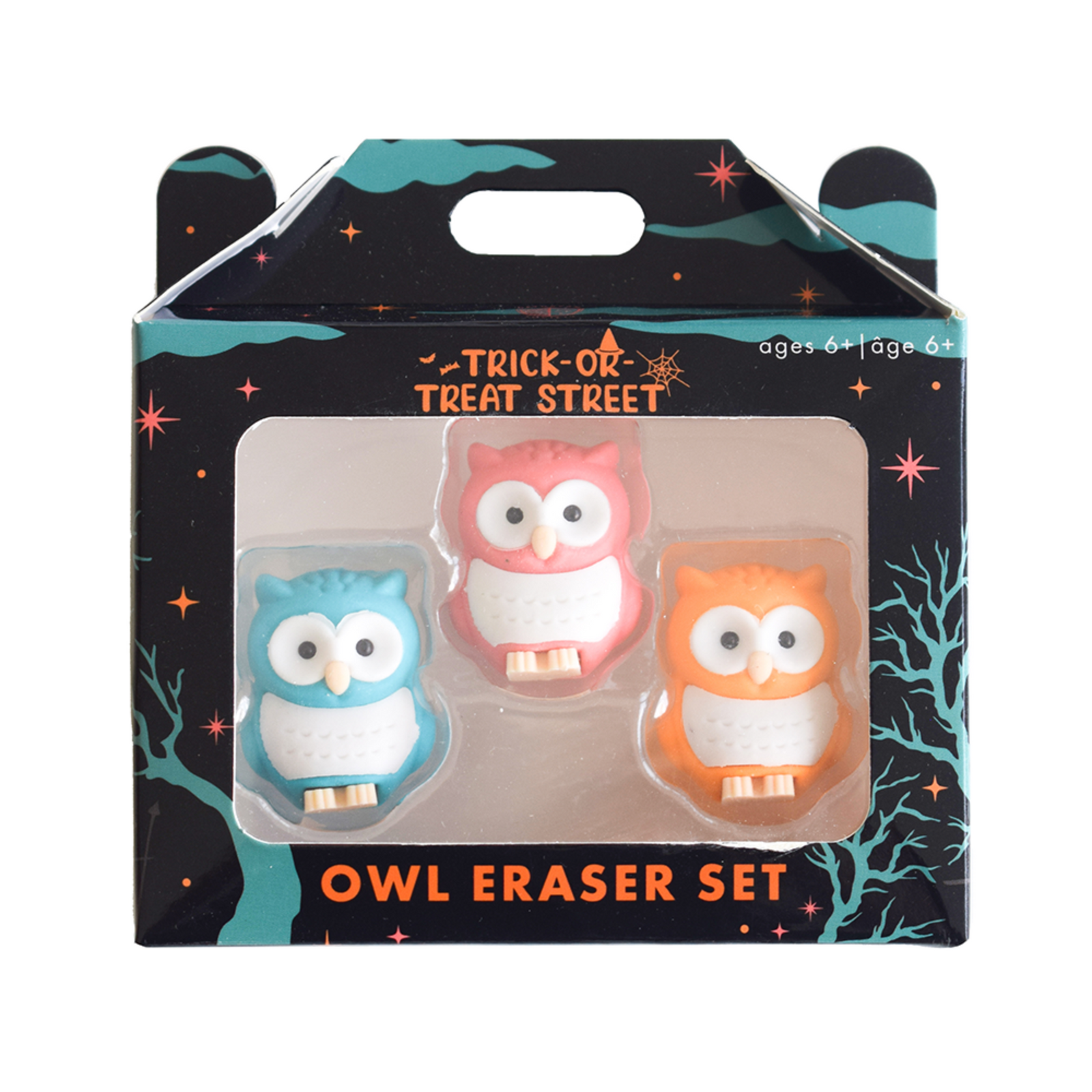 Trick or Treat Street Owl Eraser Set, Daydream Society