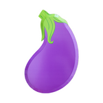 Le Dinner Eggplant Dinner Plates, 
Jollity & Co