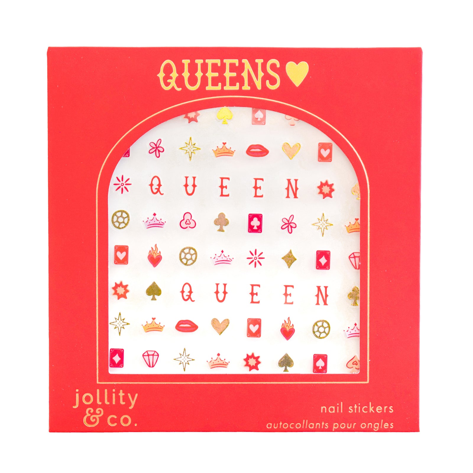 Queens Nail Stickers, Jollity & Co