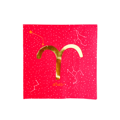 Zodiac Aries Large Napkins