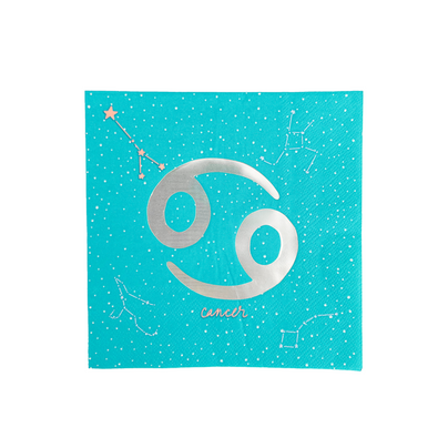Zodiac Cancer Large Napkins