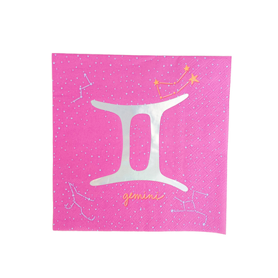 Zodiac Gemini Large Napkins