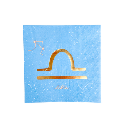 Zodiac Libra Large Napkins