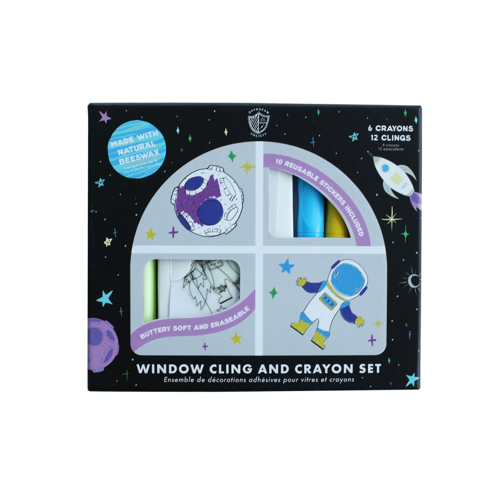 Lost In Space  Window Cling + Crayon Set, Daydream Society