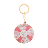 Camp Bachelorette Keychain Spinner Game, Jollity & Co