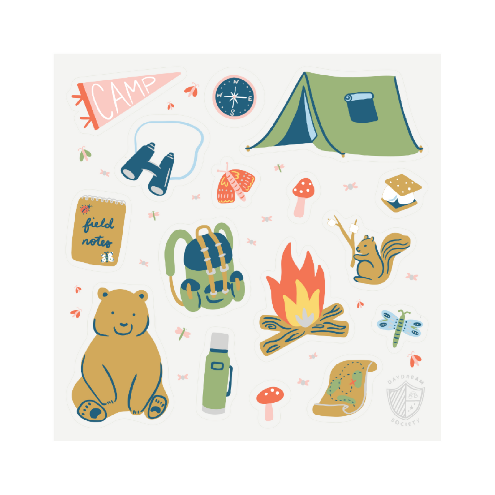 Camp Explorer Stickers, Daydream Society
