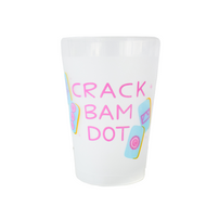 Game Night Crack Bam Dot Frosted Party Cups, Jollity & Co
