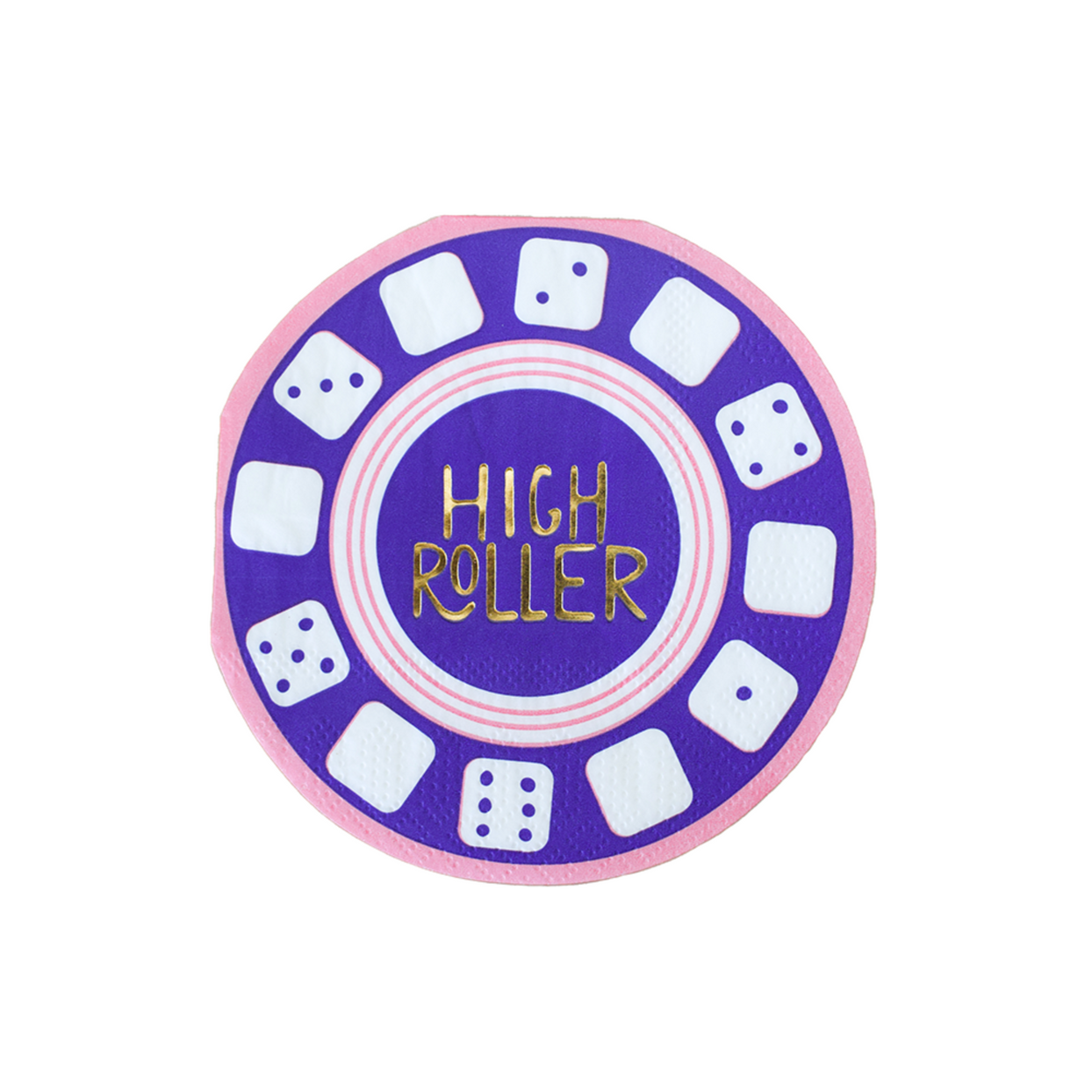 Game Night High Roller Cocktail Napkins, Jollity & Co