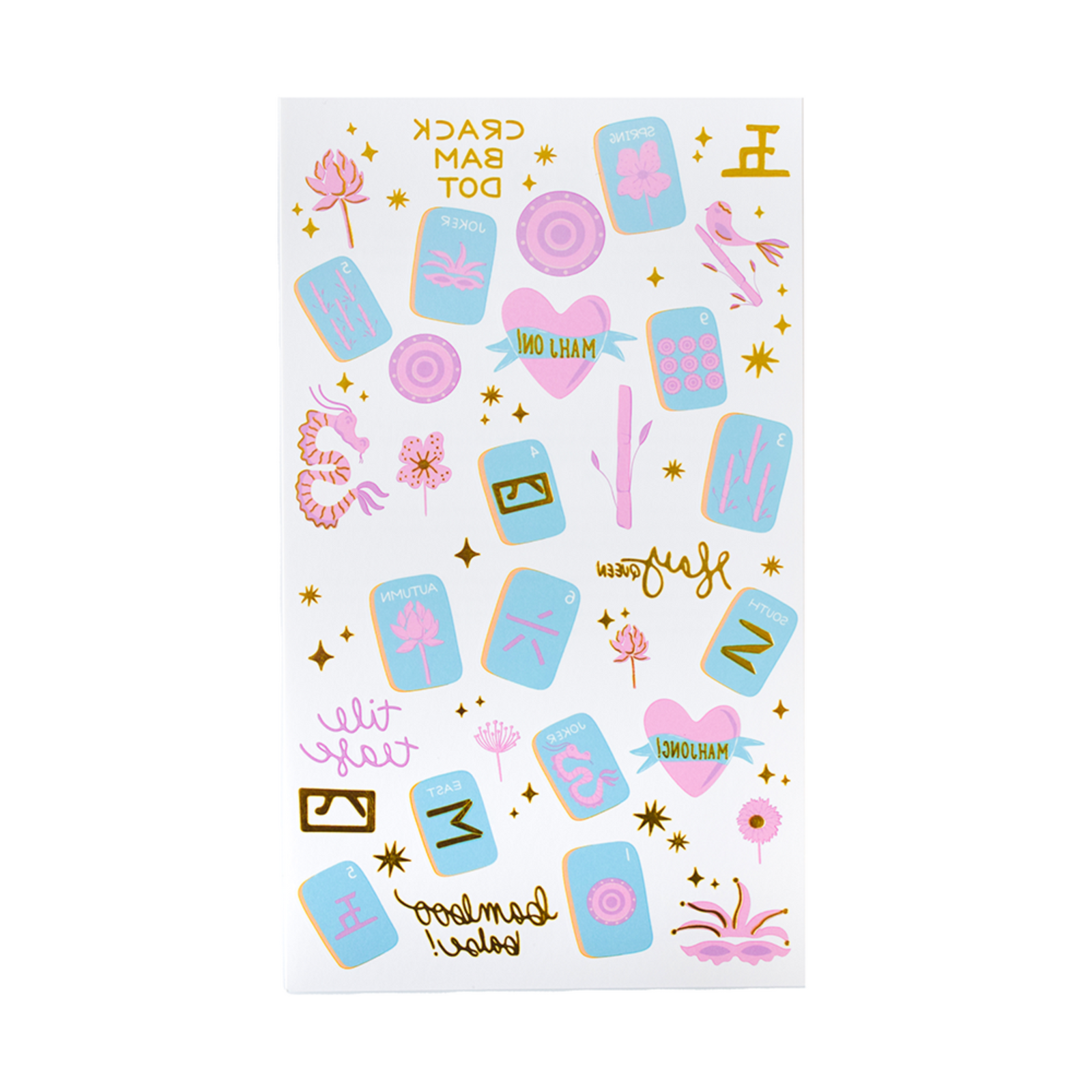 Game Night Mahjong Tattoo Party Pack, Jollity & Co