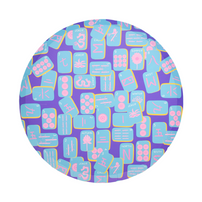 Game Night Mahjong Print Dinner Plates, Jollity & Co